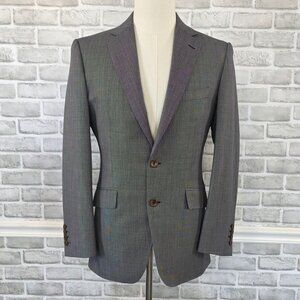 True Gentleman Custom Suit Blazer Sport Fit Gray Timeless Luxury Classic Preppy